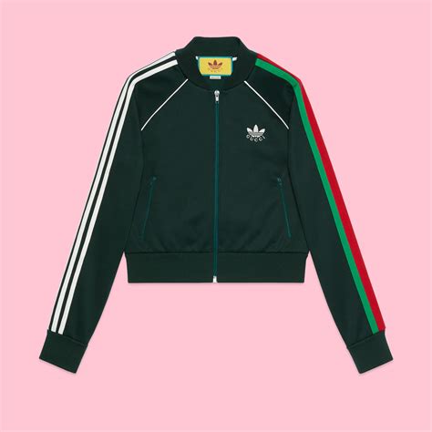 gucci adidas jacket women|gucci embellished jacket.